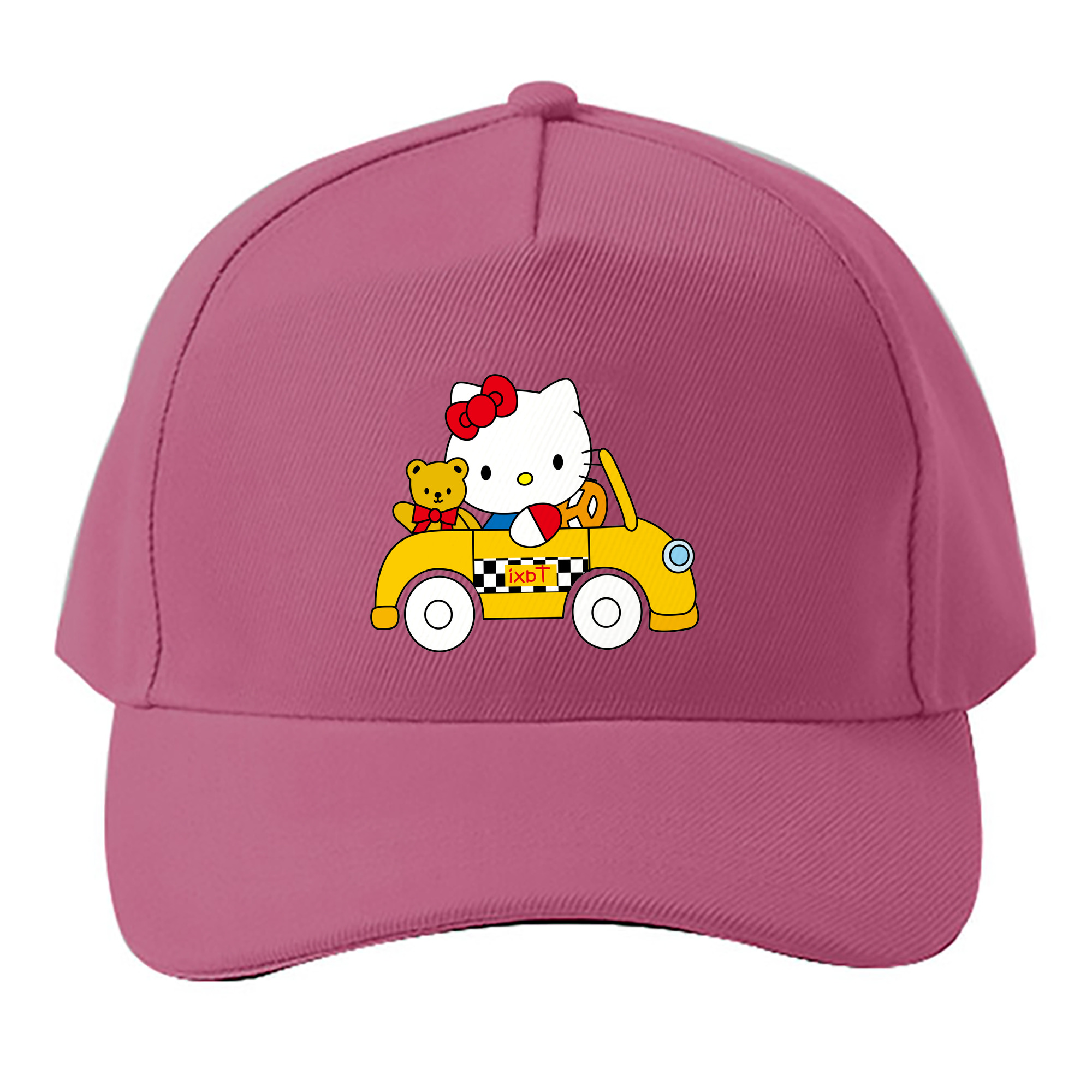 （画像用） Hello Kitty ハローキティ ベースボールキャップ 綿100％ 男女兼用 帽子 スポーツ